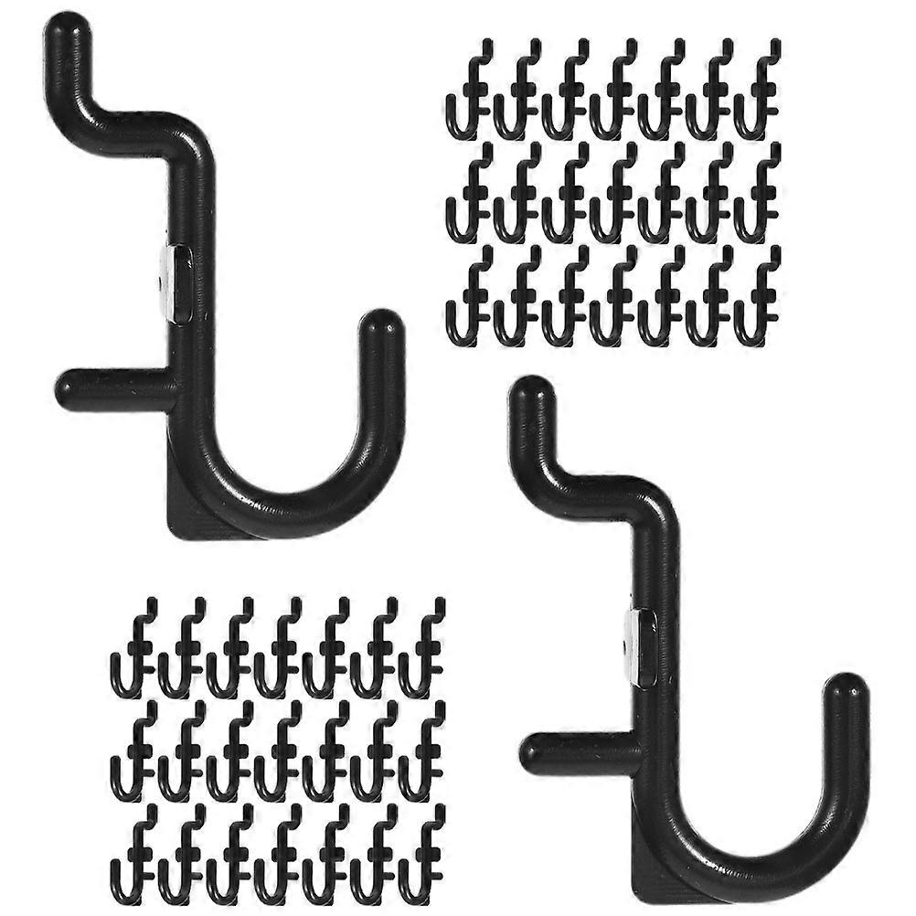 Black Pegboard Hooks Plastic Hooks for Garage Storage 160Pcs Set