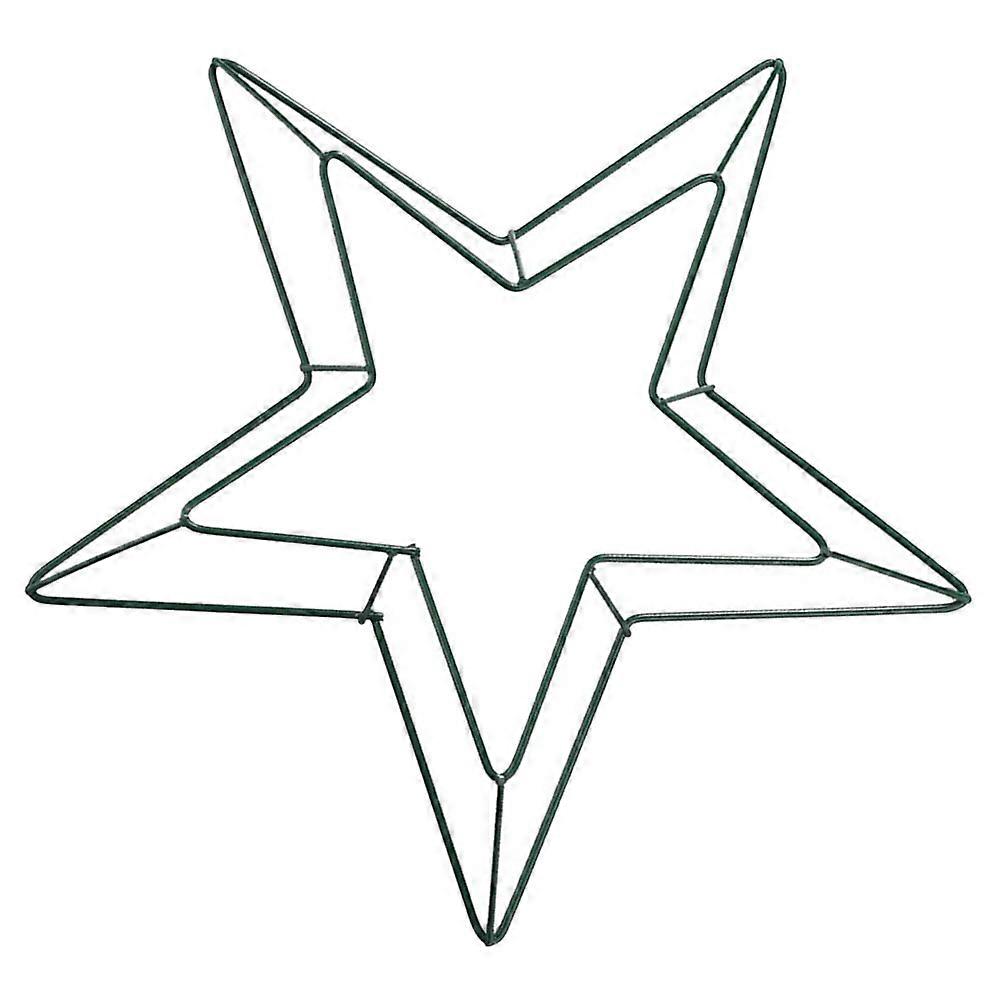 Shaped Metal Floral Wreath Frame for Decor Reusable Wire