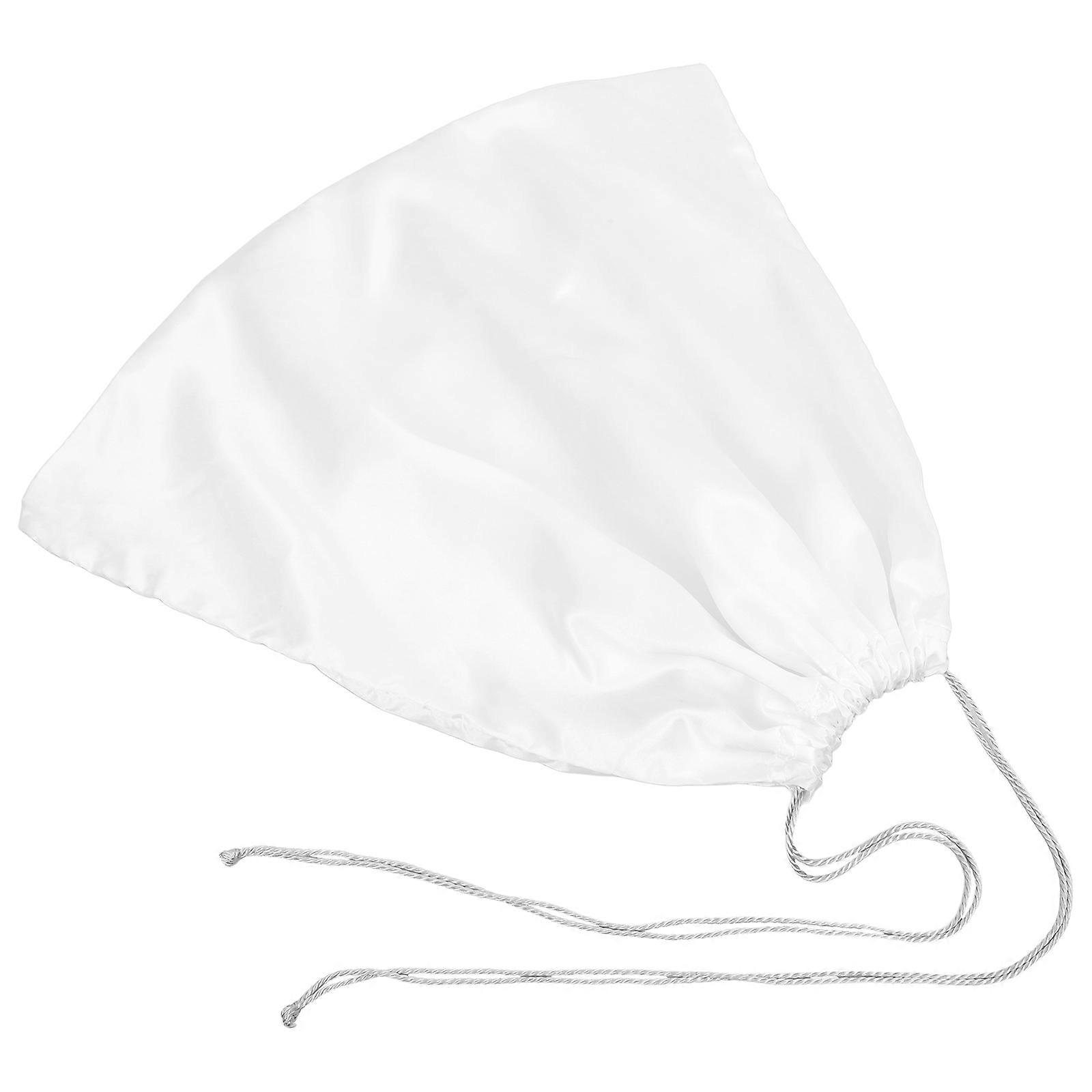 Dust Bag Polyester Drawstring Cover for Handbag Storage White