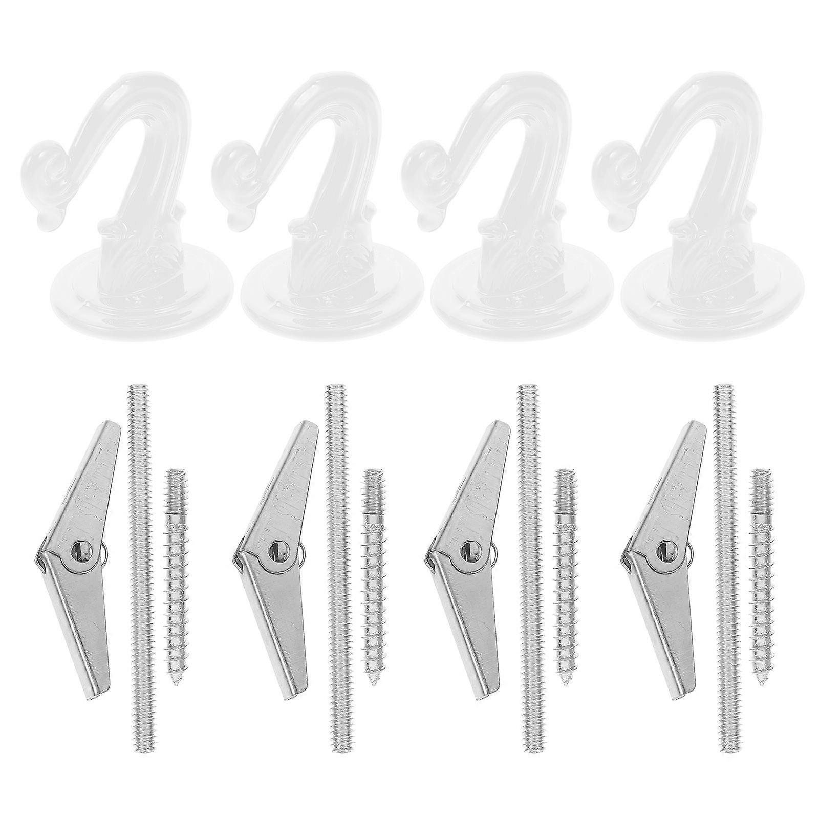 Sturdy Hanging Plants Hooks Ceiling Hooks for Hanging Use 4Sets