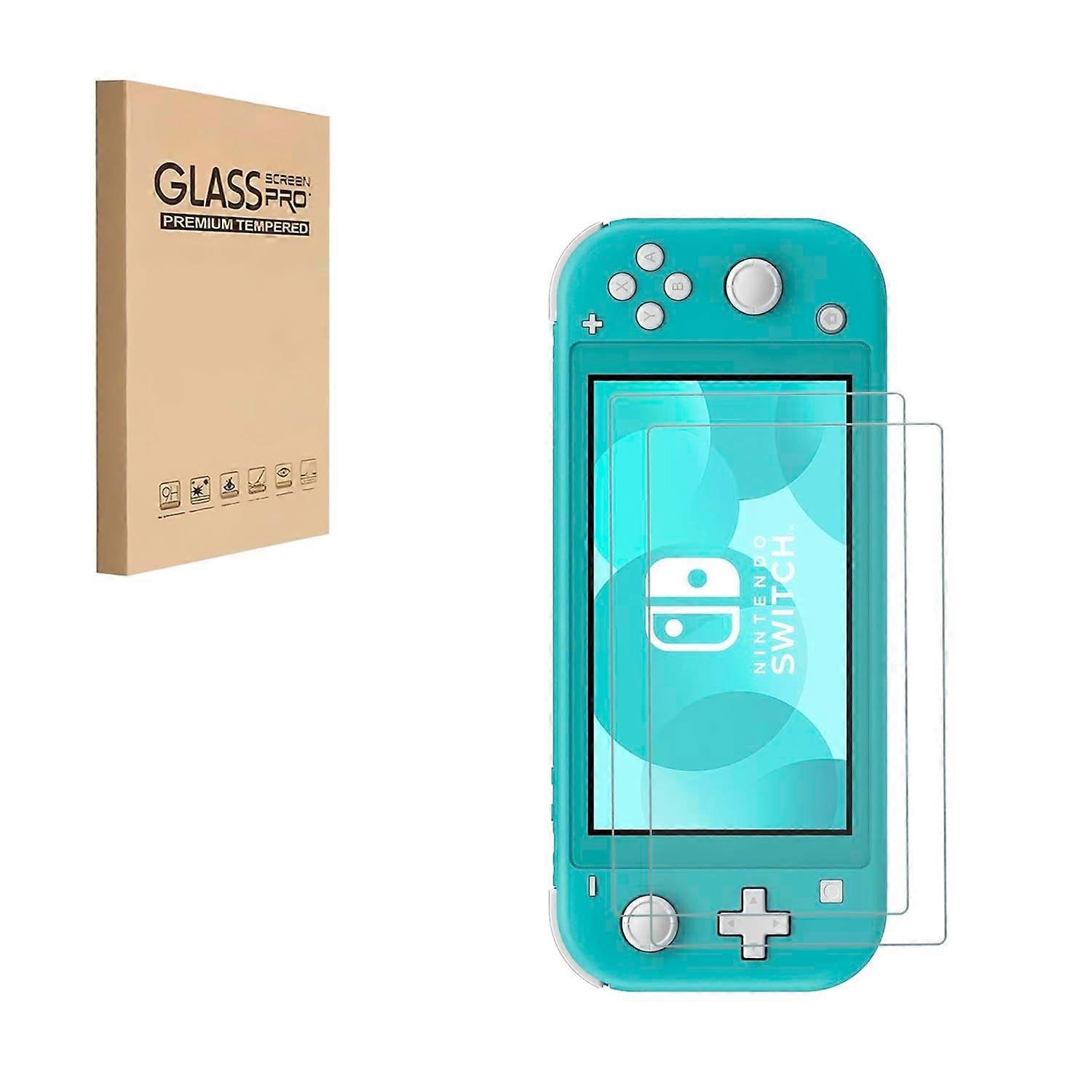 Screen Protector for Nintendo Switch Lite 2 Pack, 9H Tempered Glass, Ultra Clear, Anti Scratch