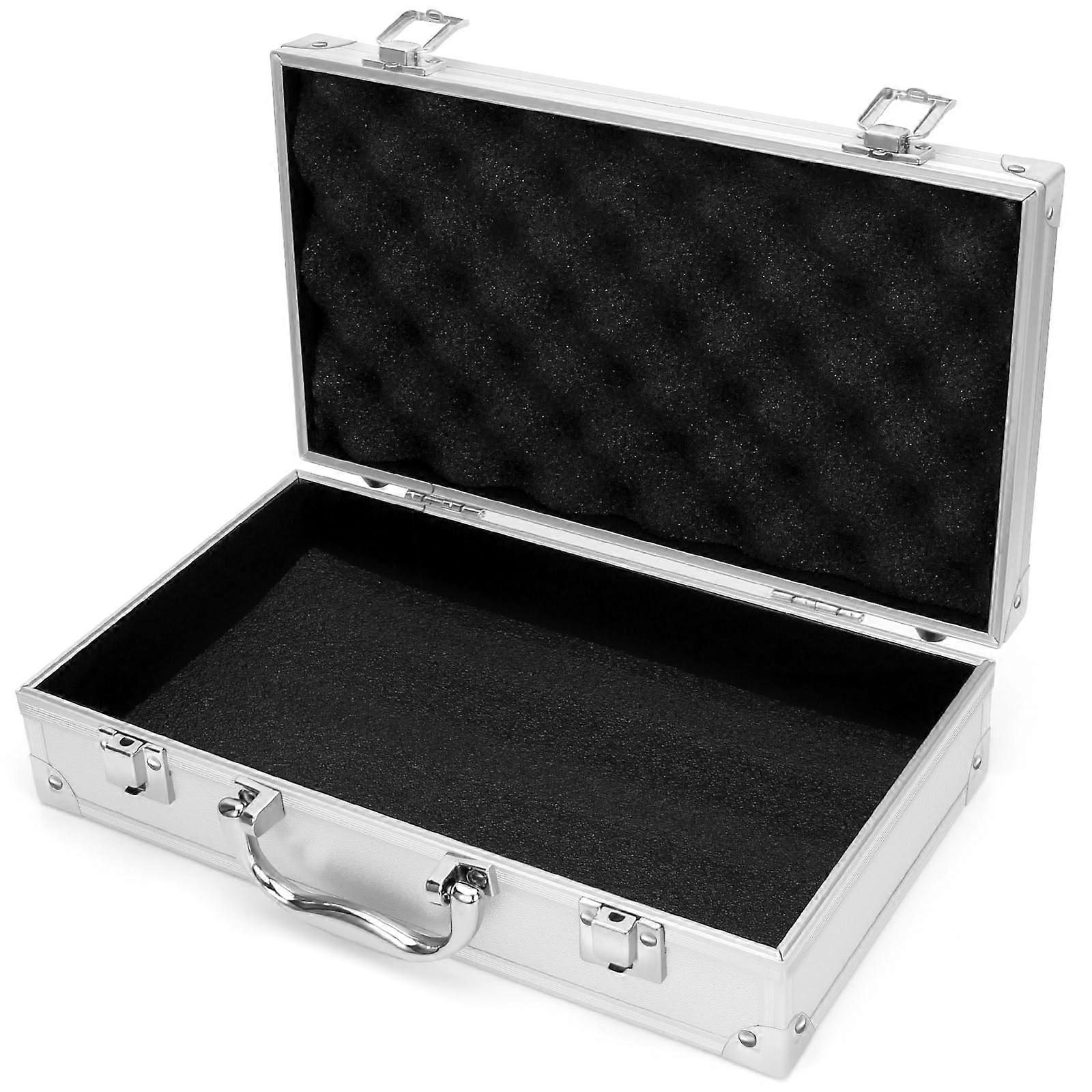 Lockable Aluminum Tool Box Organizer with FoamLined Interior and Durable Frame for Medical Storage