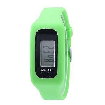 Stylish Sport Silicone Pedometer Calorie Step Counter Unisex Digital Wrist Watch