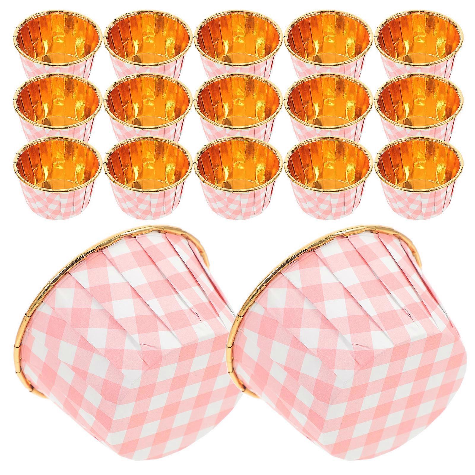 Pink Cupcake Wrappers Cake Baking Cups for Storage Use 50Pcs