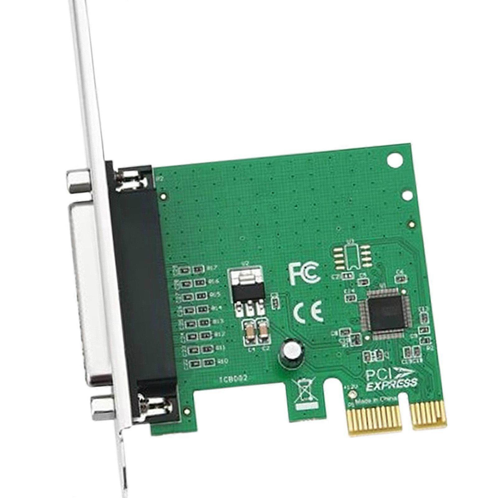 Parallel Port DB25 LPT Printer PCI-E Express Card Converter Adapter Low Profilzi