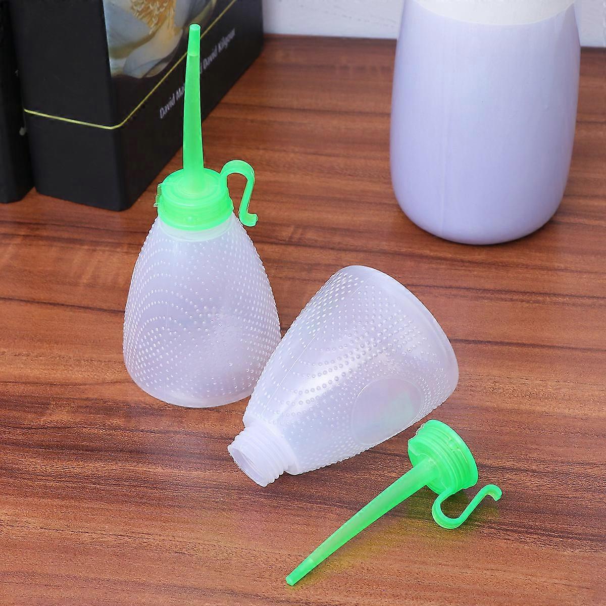 Plastic Squeezable Oil Bottle Sewing Machine Accessories for Storage Use 5Pcs