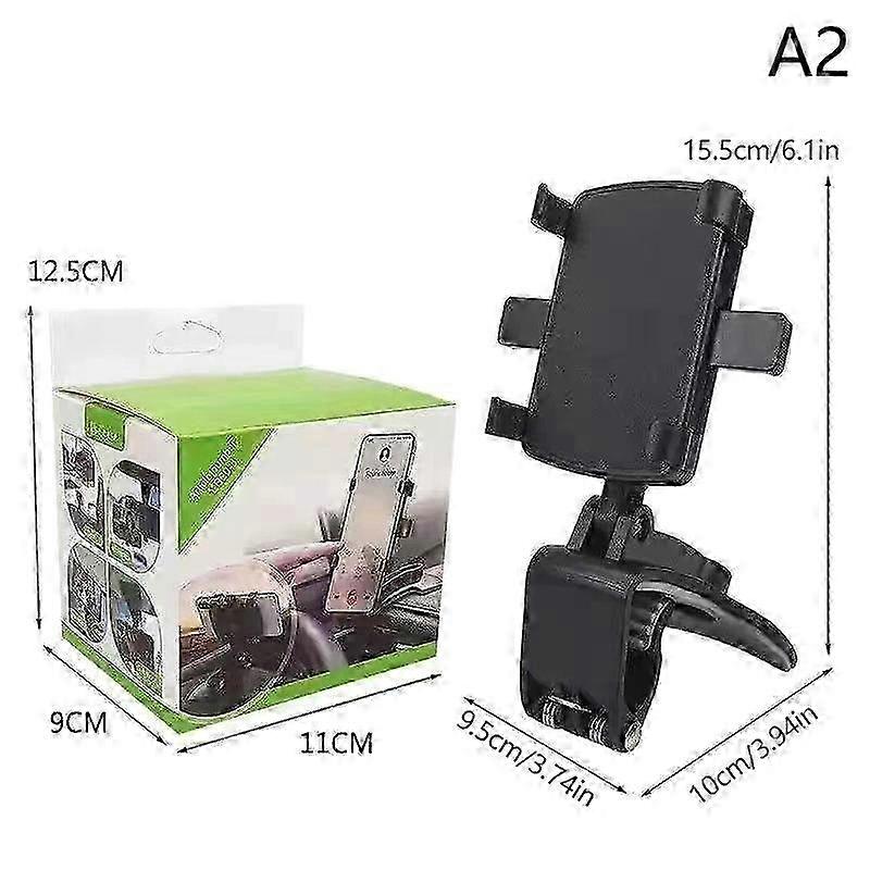 Second Generation Car Phone HolderEasy Clip Mount Stand Panel Multi Functional Universal Dashboard GPS Navigation Bracket Holder 26-27s