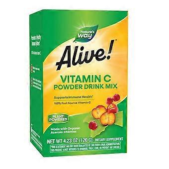 Nature's Way Alive! Proszek do picia z witaminą C, 120 g (4,23 uncji) (opakowanie 1 szt.)