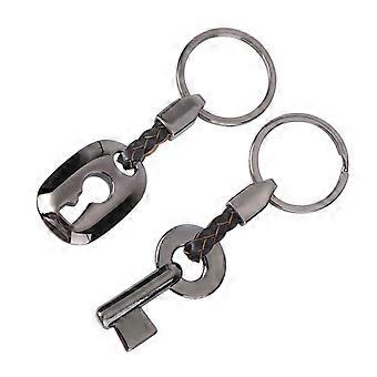 Keychain Unique Couple Keychain for Decoration 2Pcs Fashion Accessory