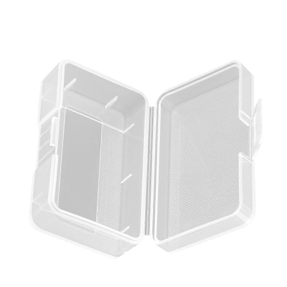 Battery Holder Storage Box for Single 9V Battery 2Pcs Transparent Cover