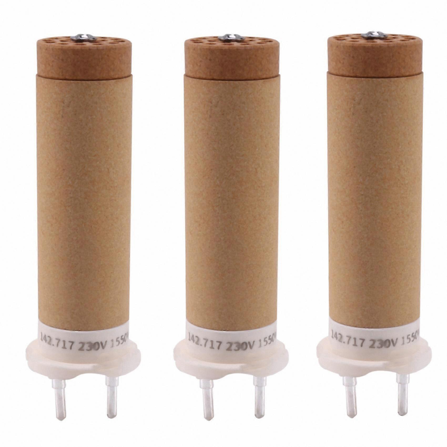 3-Pack 230V 1550W Ceramic Heating Elements for Hot Air Tools with TRIAC Compatibility