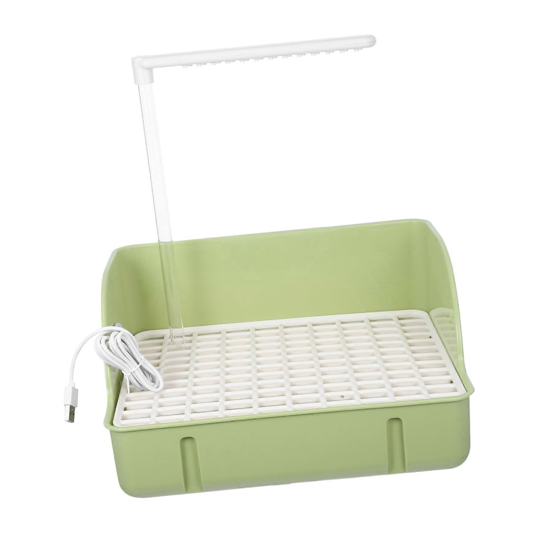 Automatic Bird Bath Tub with Shower Head for Parrots, Circulating Water and Interactive Design