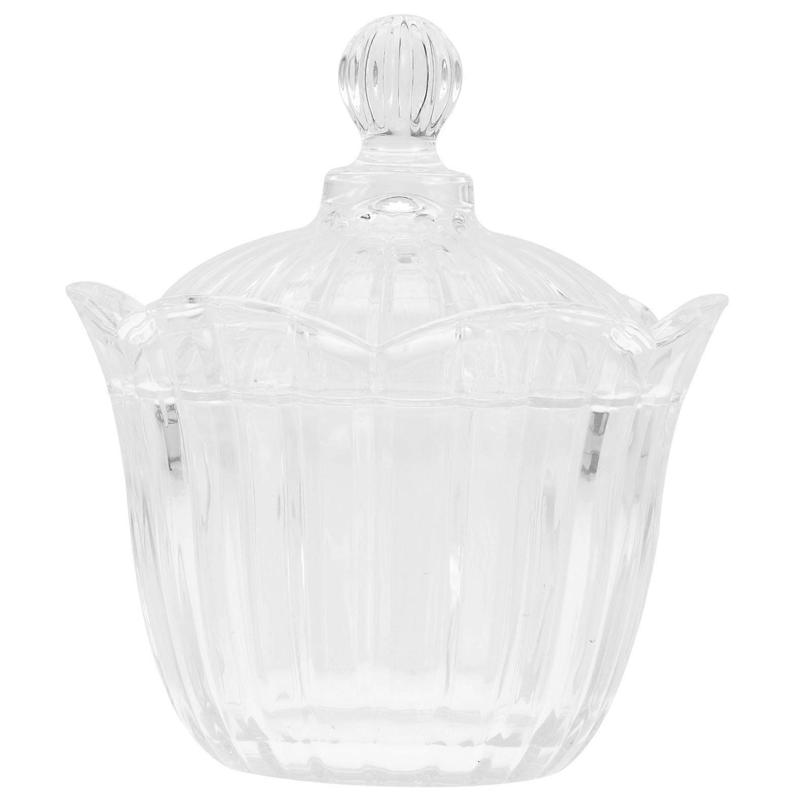 Glass Made Design Candy Box Candy Jar Easter Candy Chocolate Jar with Lid