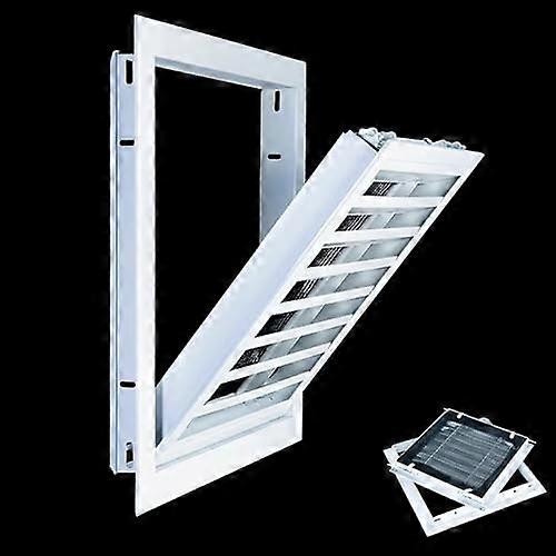 Access Panel 24x24in with Louvered Vent and Removable Grille Filter for Wall or Ceiling Inspection