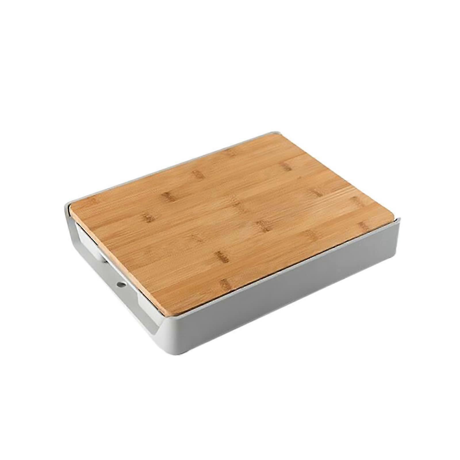 Large Wooden Cutting Board for Kitchen with Thick Durable Surface and SpaceSaving Hanging Design