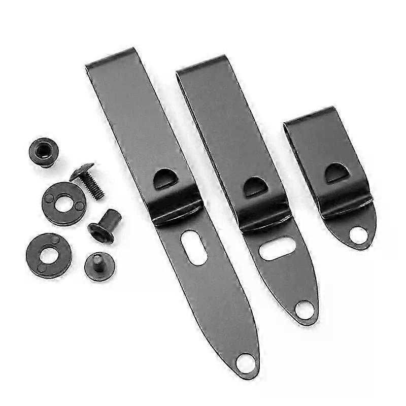 J1HA Stainless Steel Belt Clip Tactical Holster K-Sheath Belt Clip Set