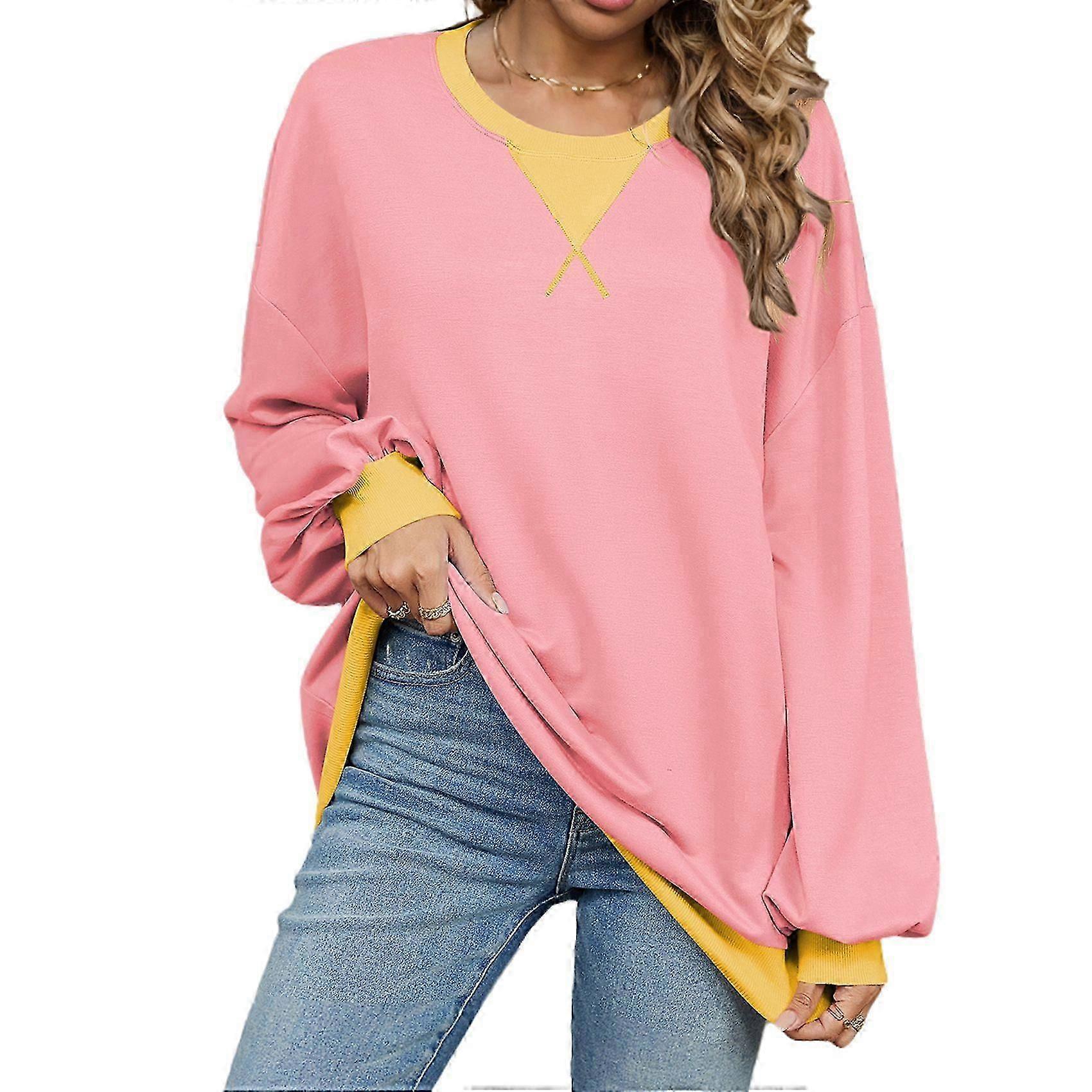 Womens Long Sleeve T Shirts Pink M