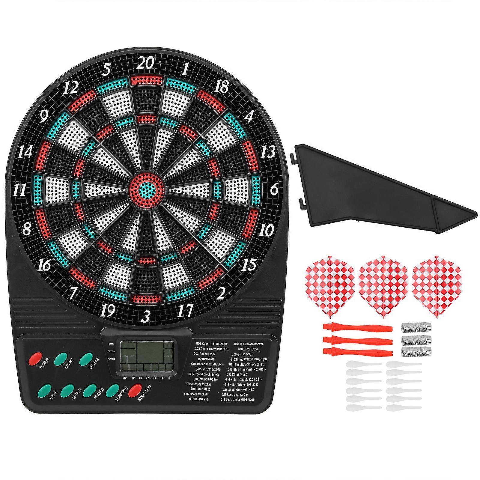 Electronic Dartboard Game Set LCD Display Automatic Scoring Dart Plate Games SetElectronic Dartboard