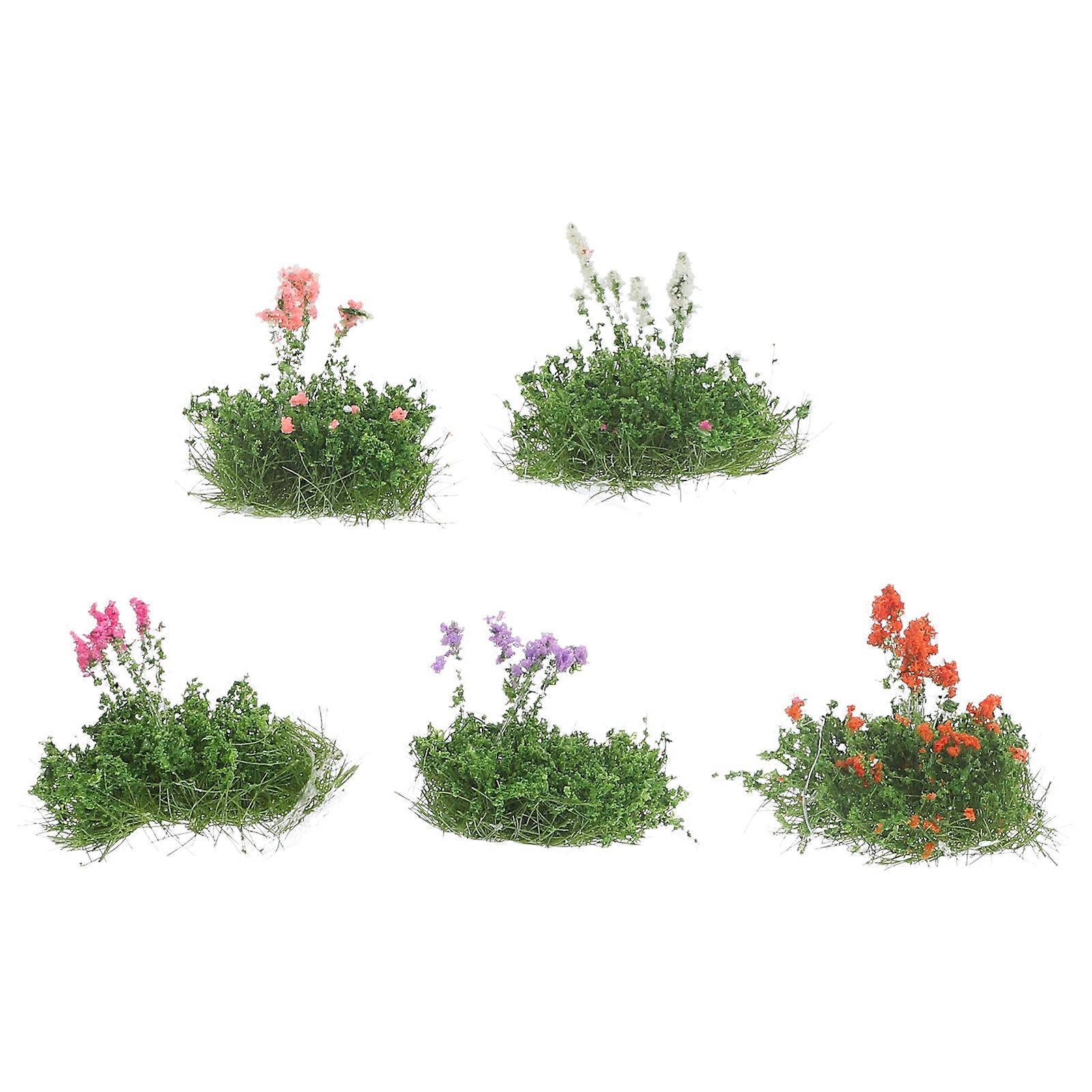 Simulated Flower Cluster DIY Sand Table Decor 1 Box Flower Vegetation Groups