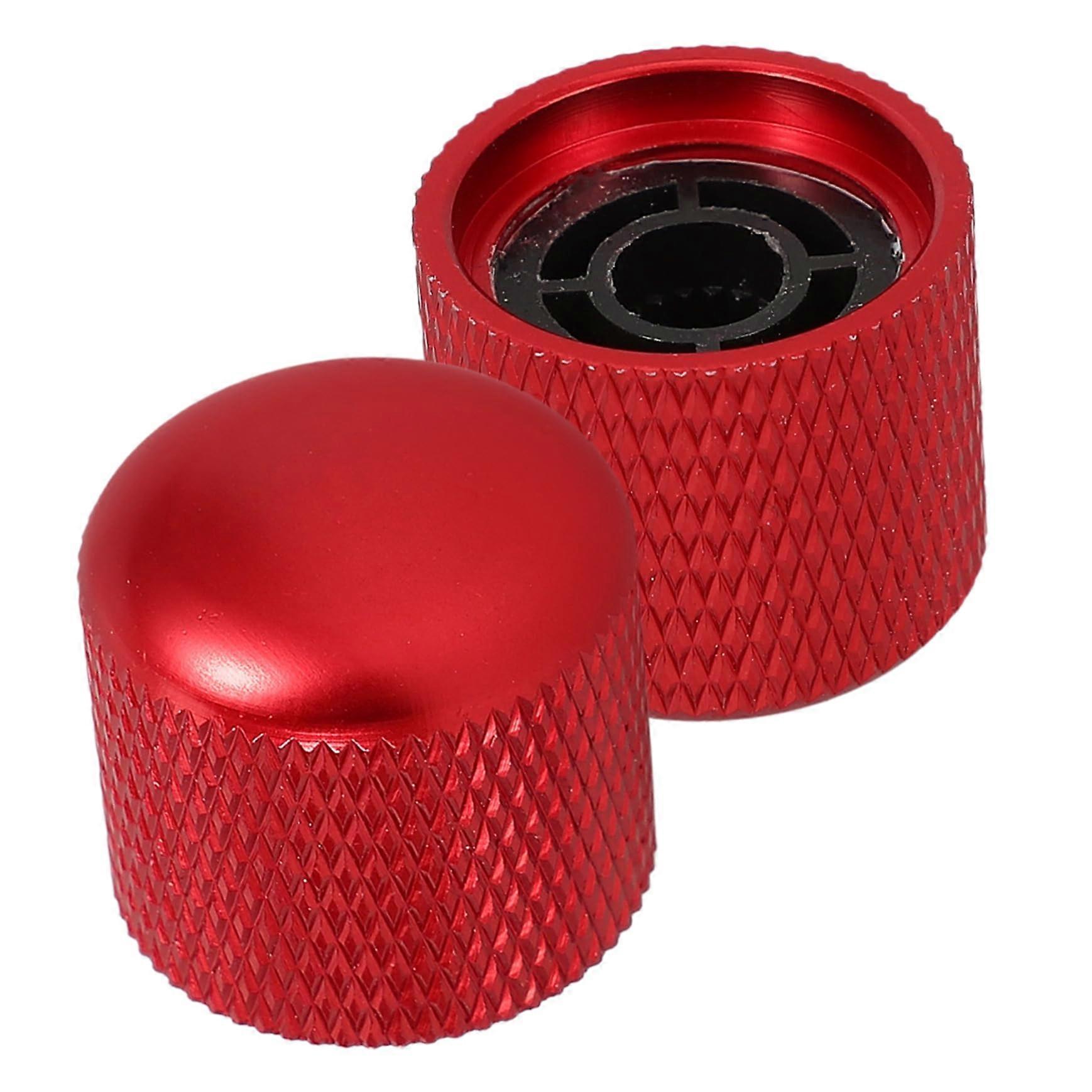 2pcs Metal Guitar Control Knobs Durable Replacement for Electric Guitar Volume and Tone