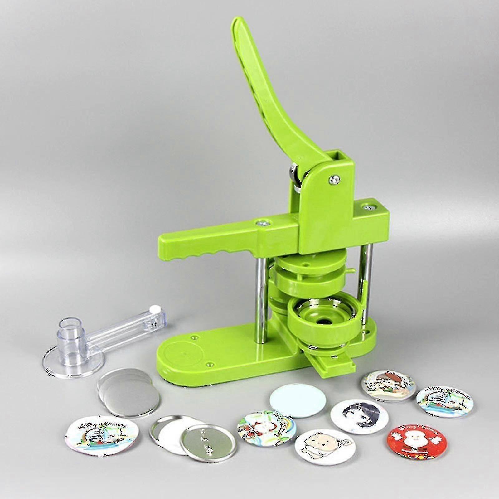 58mm Portable Button Maker Machine with Pinback Badge Punch Press Mold