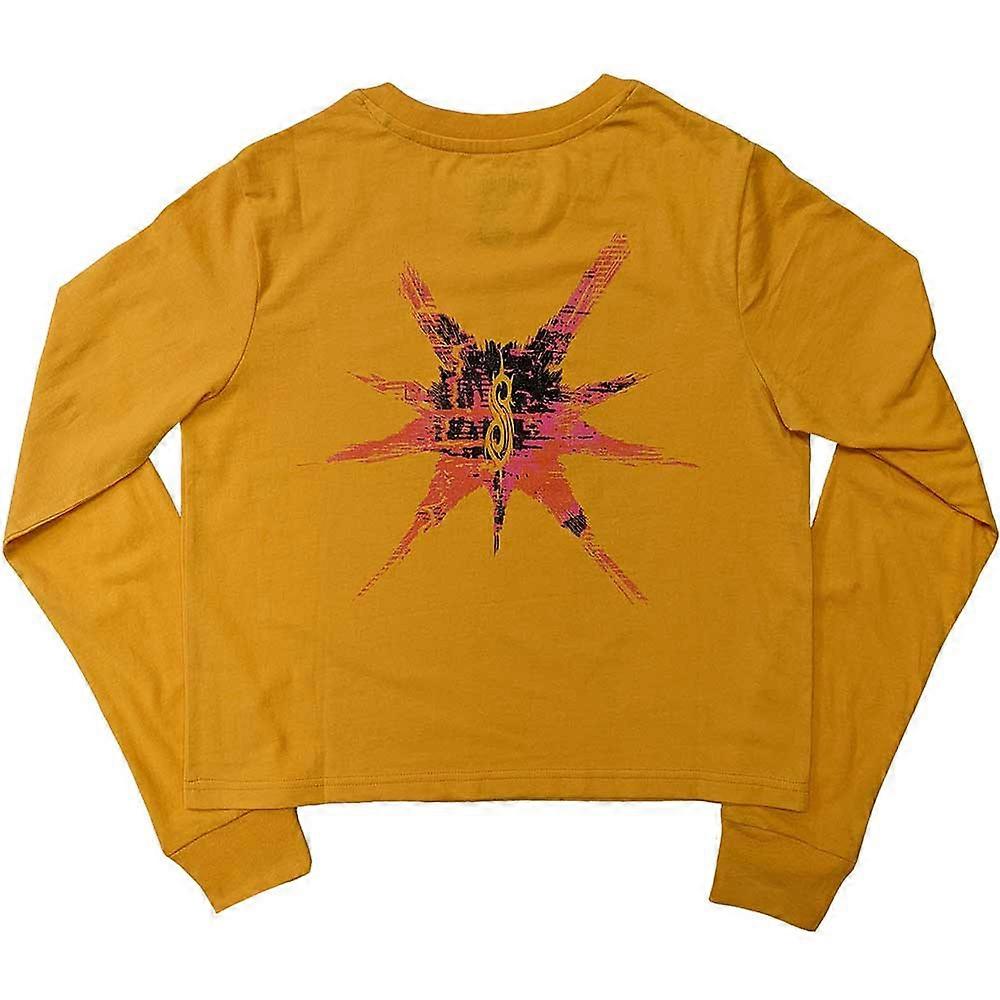 Slipknot The End So Far Barcode Long Sleeve Crop Top