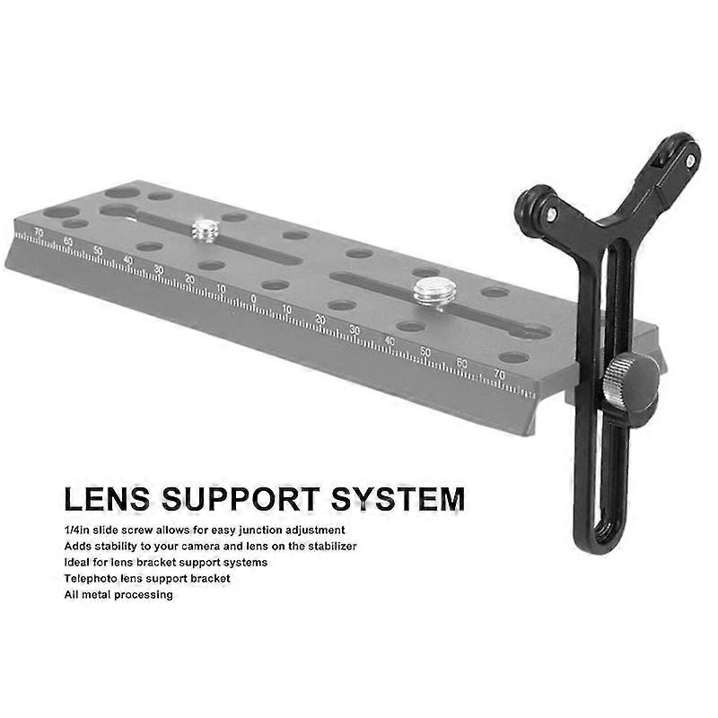 Bracket with Lens Support System Frame Support Double Wheels Y Lens