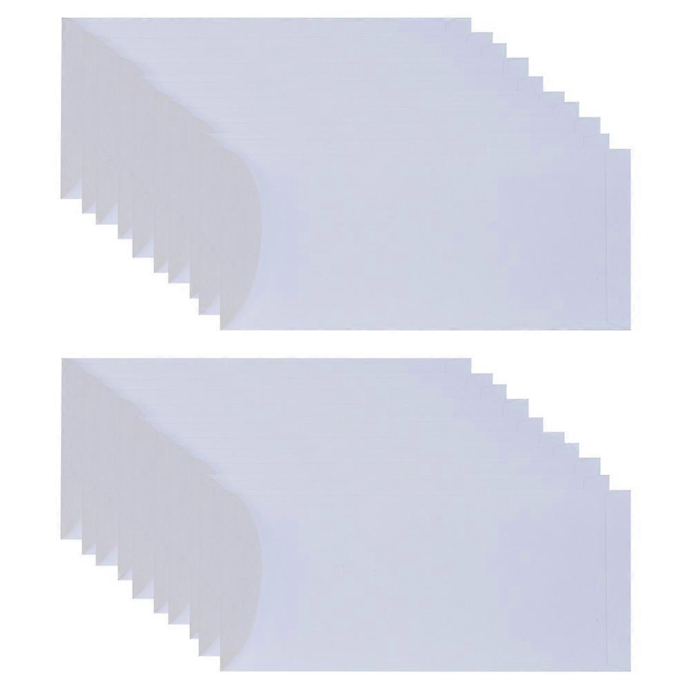 Blank Envelopes White Paper Envelopes for Storage 40Pcs Set