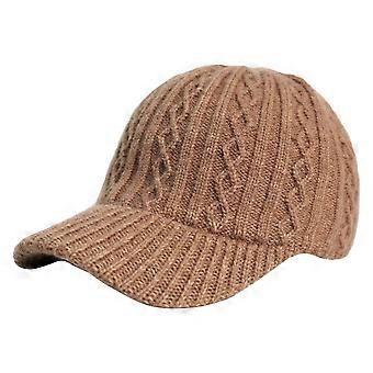 Casquette de baseball unisexe en coton mélangé, ajustable, couleur kaki, taille unique.