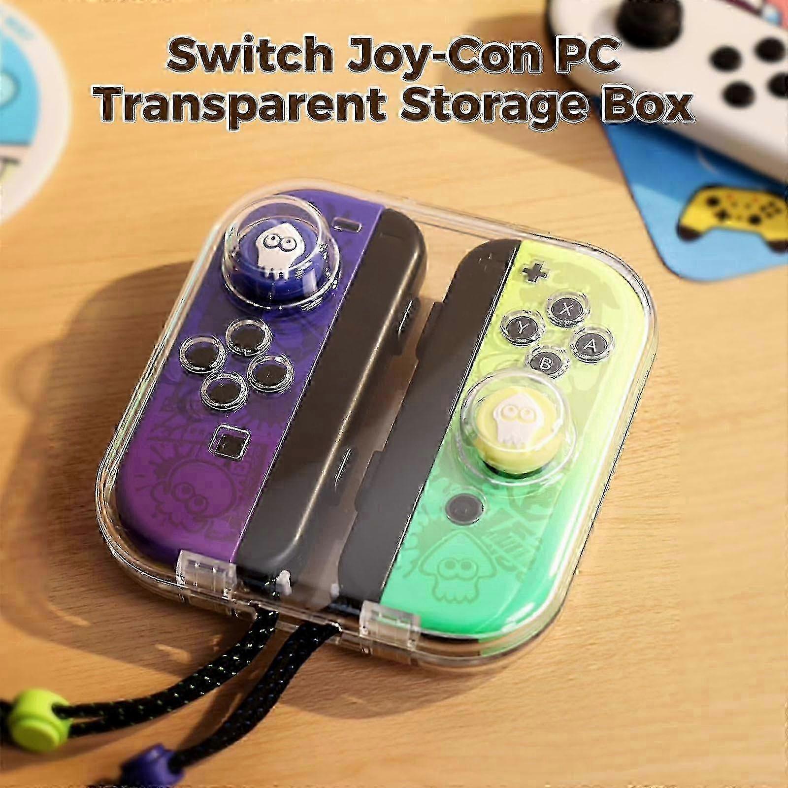 Mini Storage Case For Joy-con, Portable Dust-proof Protective Box Compatible With Switch/oled Joy-con, Joy-con Travel Case With Magnetic Closure