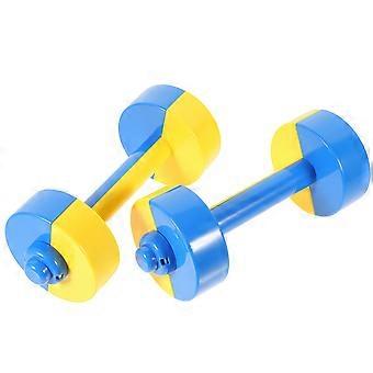1 Par Crianças Haltere Brinquedo Plástico Haltere Brinquedo Fitness Levantamento de Peso Haltere Equipamento de Ginástica Adereços Brinquedos Educativos Precoces para Crianças Ginásio Home (
