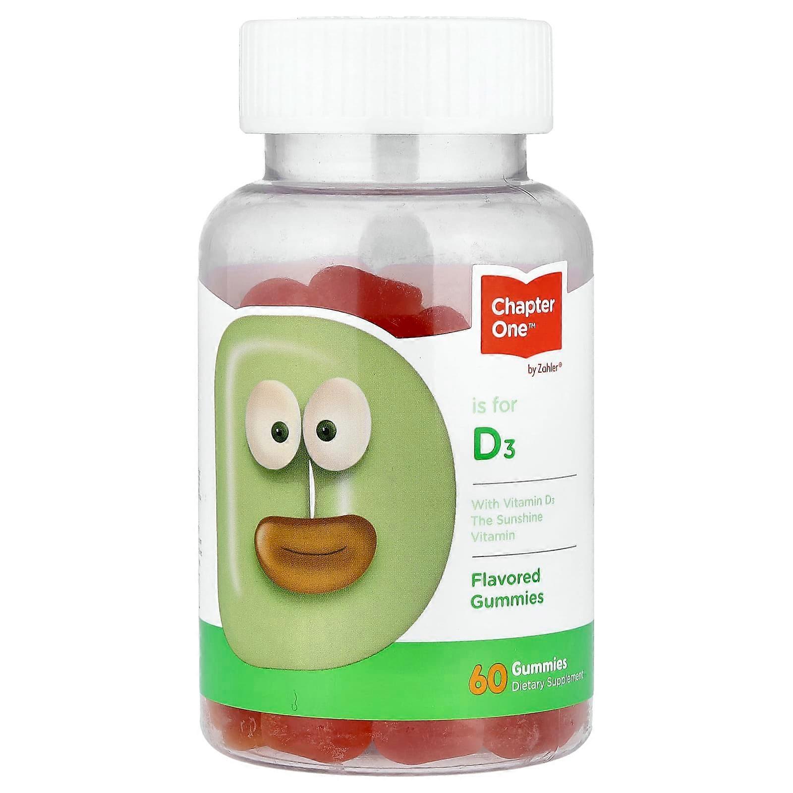 Chapter One, Vitamin D3, Flavored Gummies, 60 Gummies