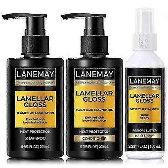 For Shampoo Conditioner Shine Hair Spray Set Hair Smoothing Products For Glossy Hair Sleek Looks 4