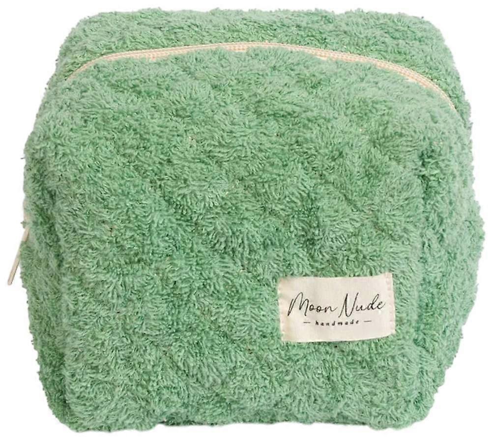Moon Nude Olive Mini Makeup Bag - Green/Pink