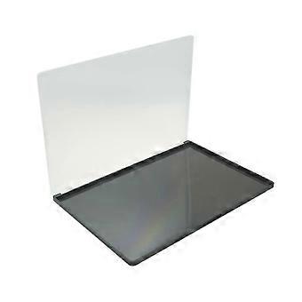 Palette de maquillage magnétique extra large, 48 godets avec couvercle transparent, étanche, organisateur professionnel