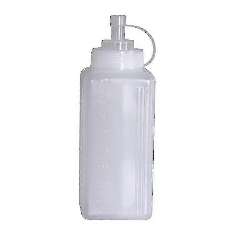 800ml Large Caliber Dustproof Plastic Squeeze Sauce Bottle for Kitchen