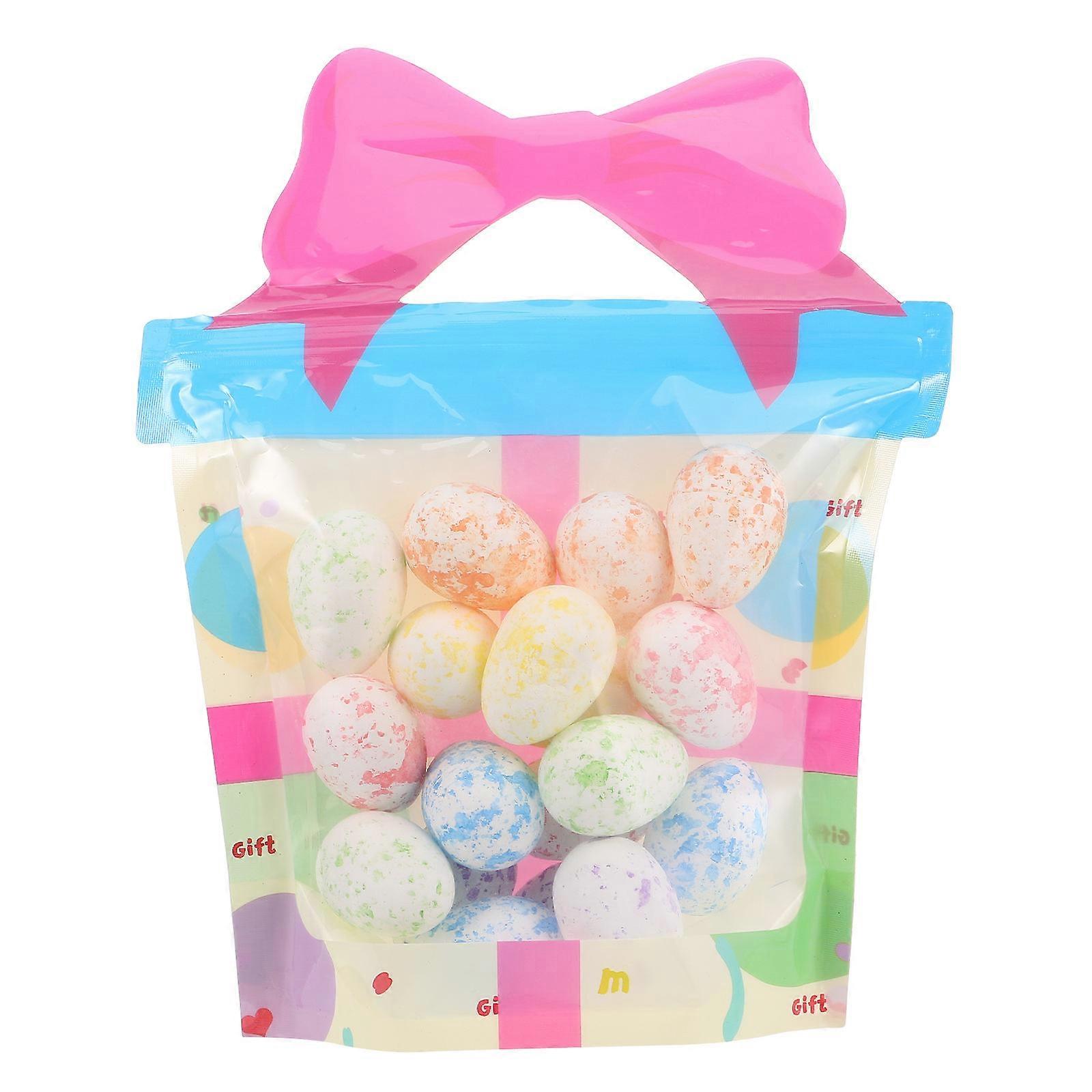 Foam Easter Eggs Decor for Decoration 4Pcs Bag Simulation Toys