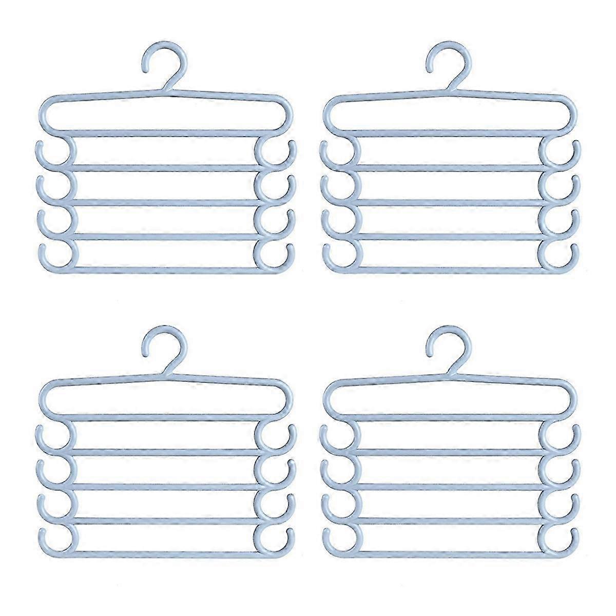Pants Rack Multifunctional Household Saving Space Clothes 5 Layers D