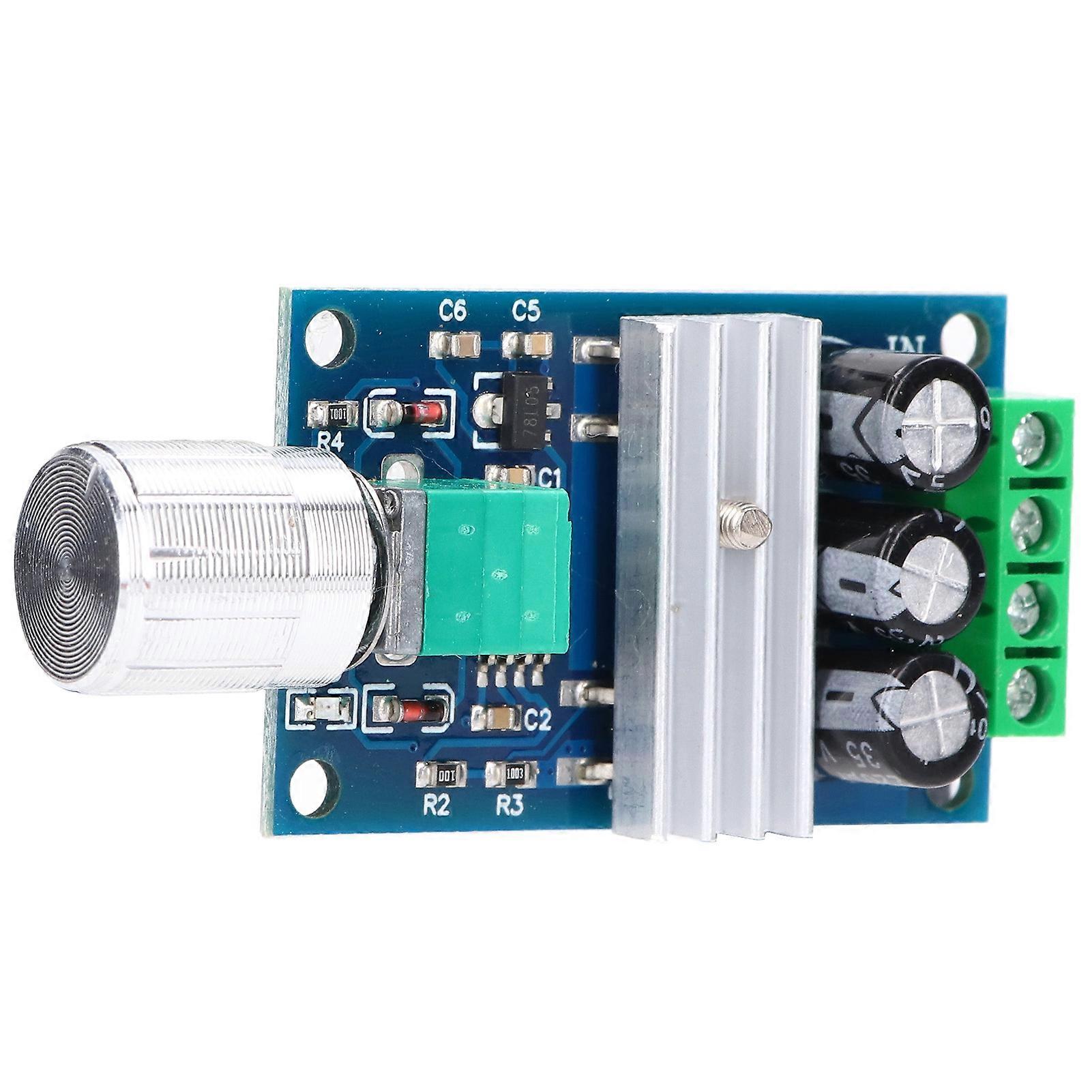 2Pcs Motor Speed Controller PWM Regulator Switch Control Module DC 6V 12V 24V 28V 3A