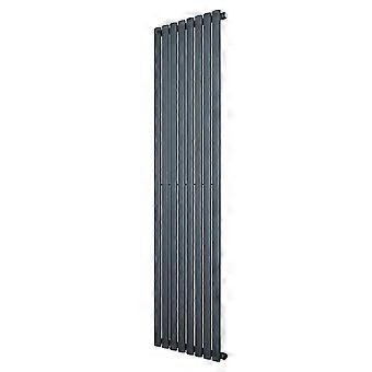 Oval Single Column Radiator 1800 x 480mm Modern Designer Single Panel Central Heating Heater Matt