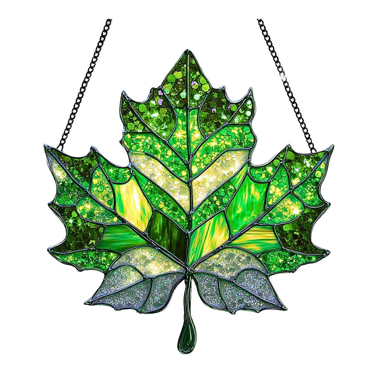 Acrylic Maple Suncatcher - for Garden Window