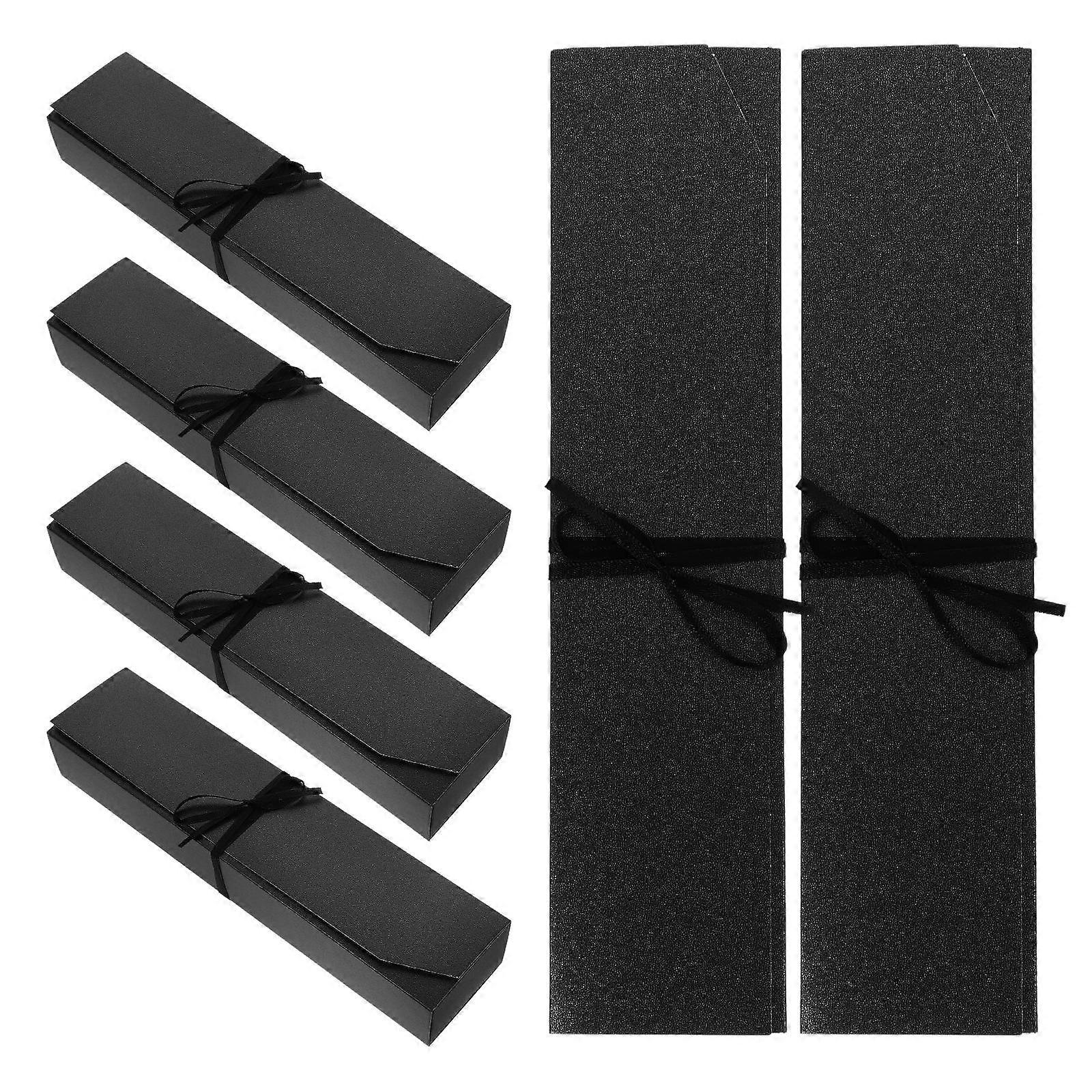 6pcs Chocolate Boxes Empty Chocolate Packaging Box 6-grid Macaron Box Truffle Box Chocolates Gift Box