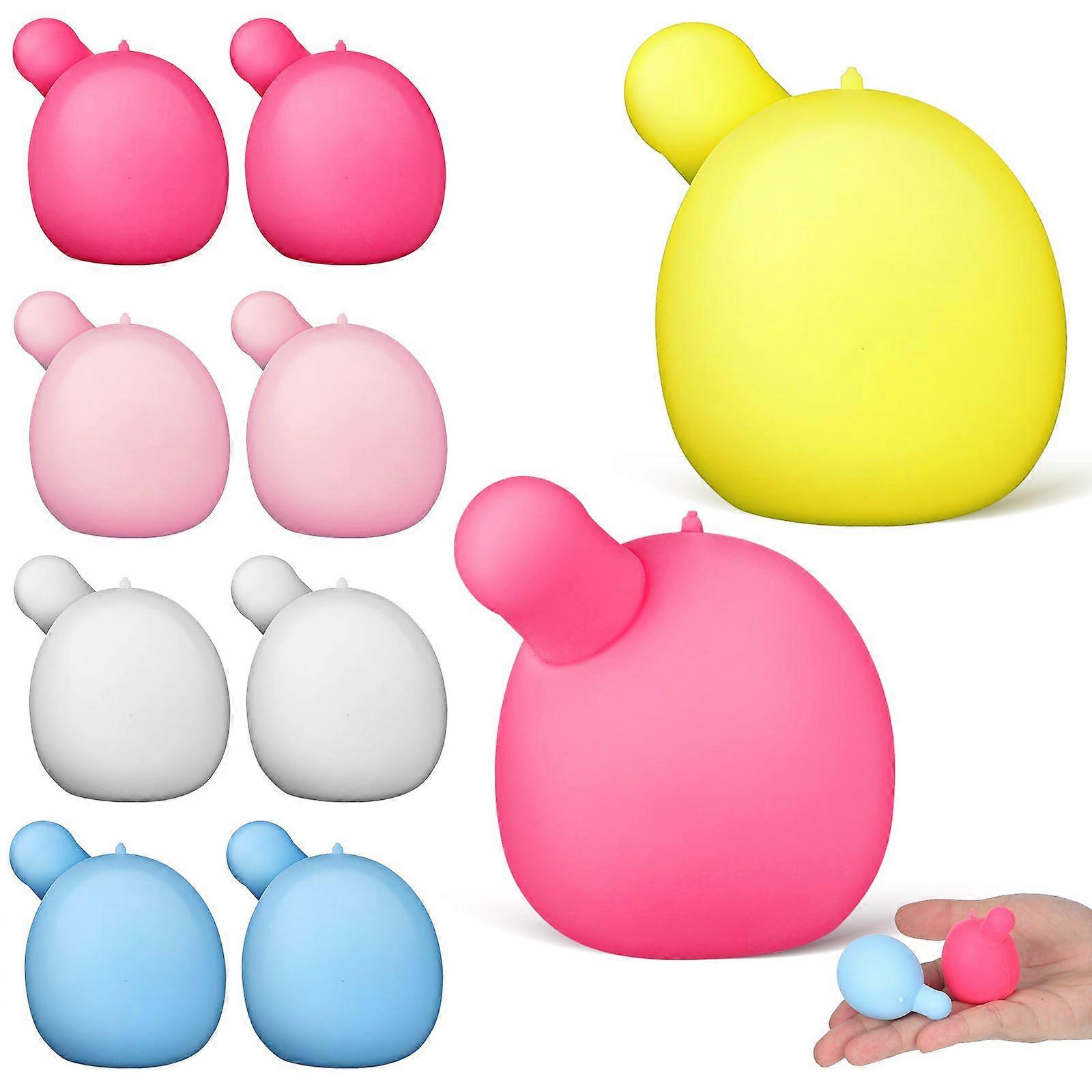 10pcs Bubble Insert Balls DIY Bubble Doll Making Bubble Inner Core Small Reusable Bubble Squeeze Toy Inserts