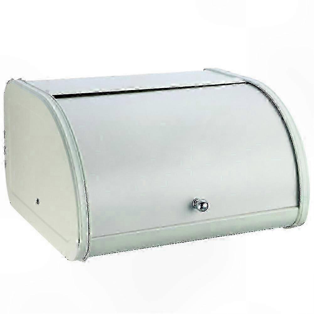 Roll Top Bread Box - Durable Metal Storage Container for Kitchen Organization