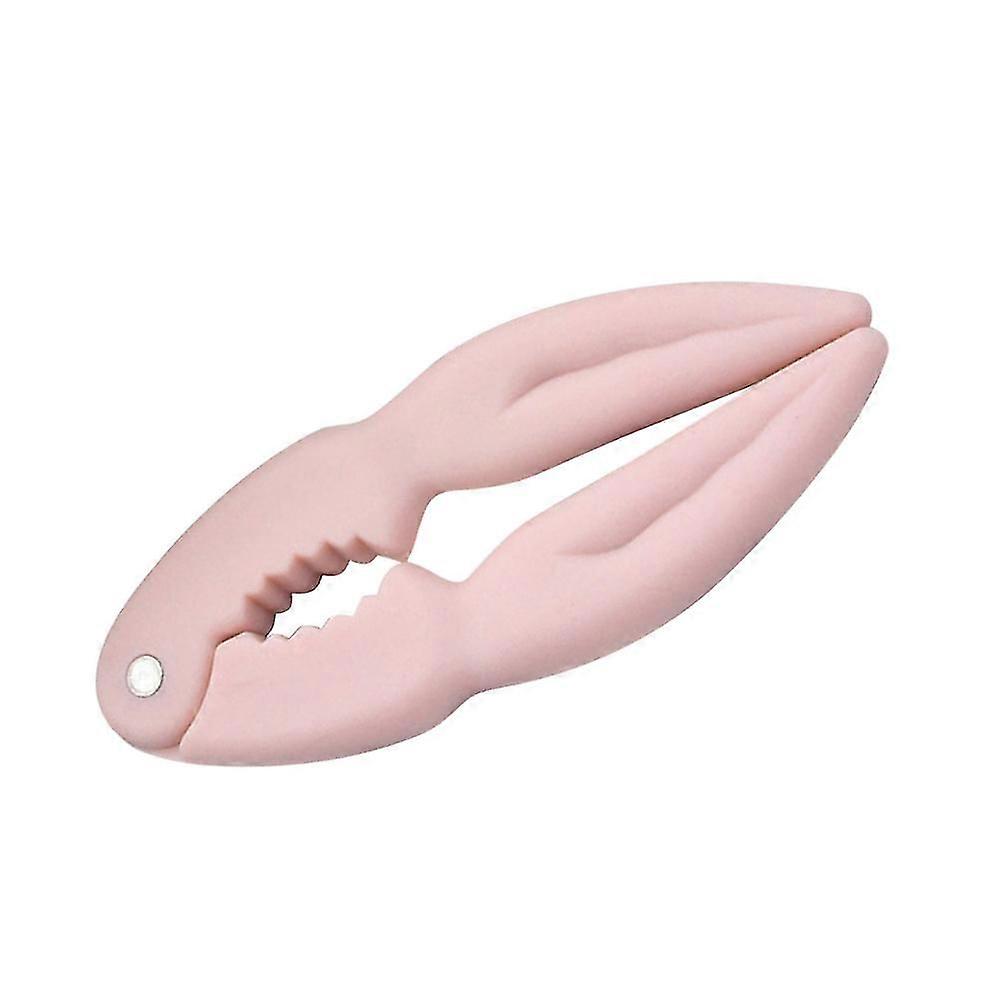 Crab Leg Squeezer Nut Cracker Plier Multifunctional Kitchen Gadget Pink 1Pack