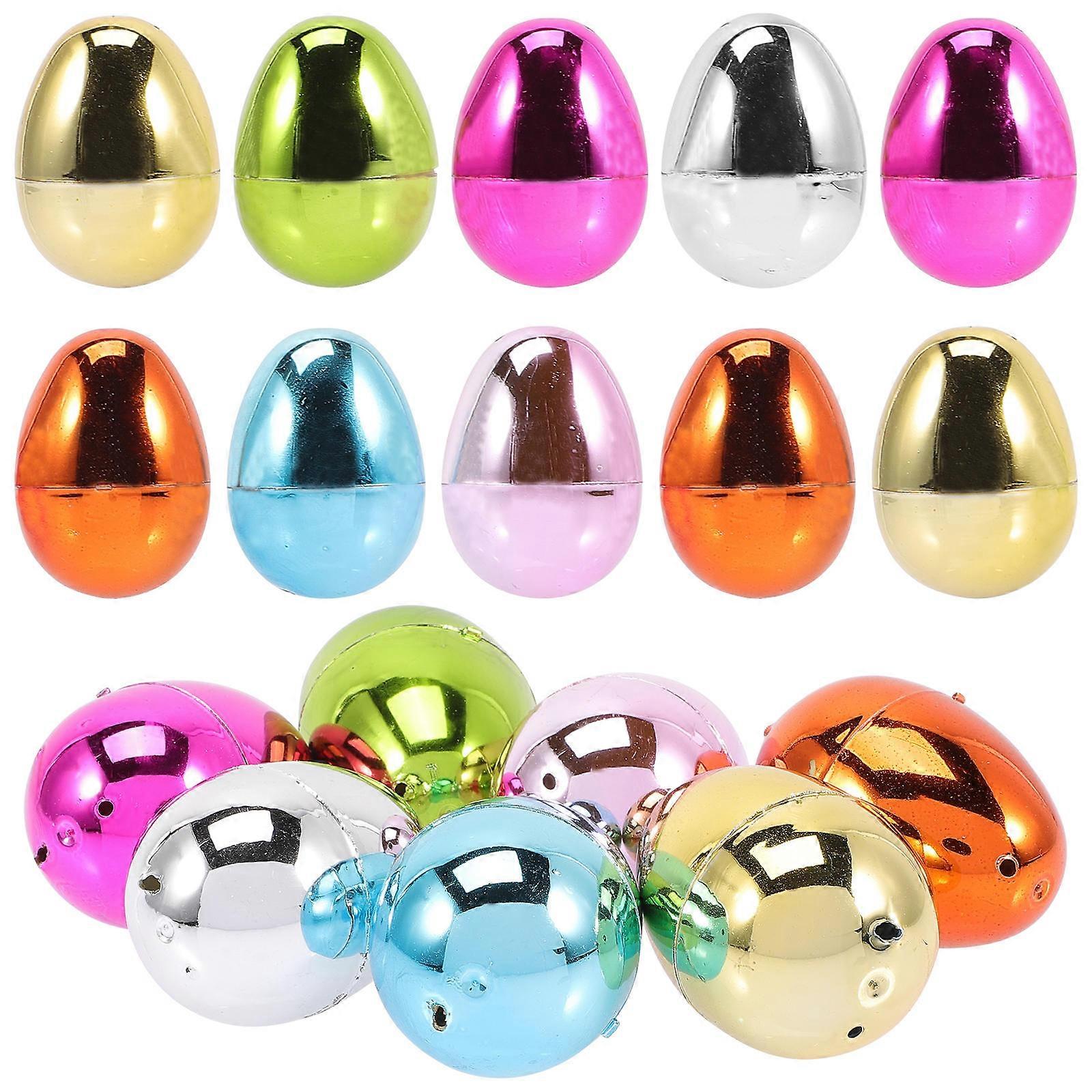 28pcs Creative Chocolate Candy Storage Box Easter Egg Shape Candy Organizer Party Supply