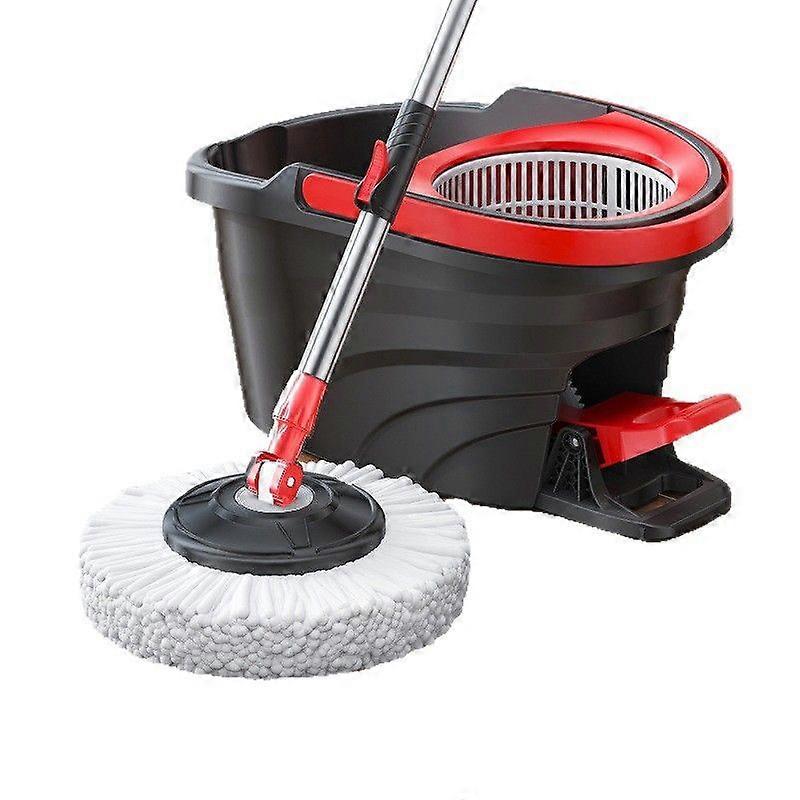 Hands-Free Spin Mop & Bucket System, Microfiber Floor Cleaning Kit