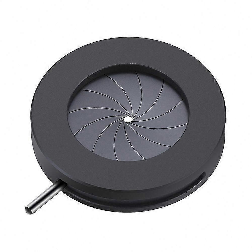 Adjustable Mechanical Iris Diaphragm for Microscope and Digital Camera, 1.5-23mm Manual Aperture Control