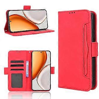 Flip Case for Honor X9D 5G Detachable Magnetic Wallet Leather Cover with Card Holder and Kickstand