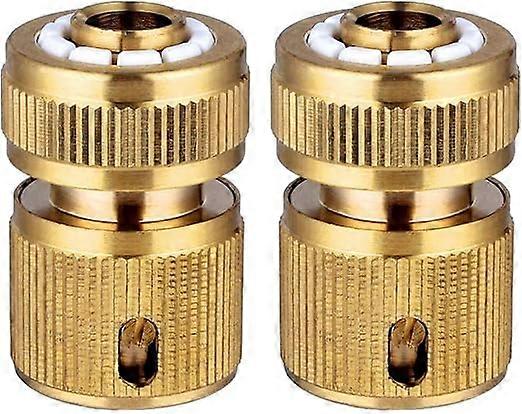 2-piece brass quick coupling set, hose quick coupling 1